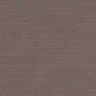 Close-up texture of a Sunspace window shade featuring a durable, woven mesh fabric in a neutral brown tone.
